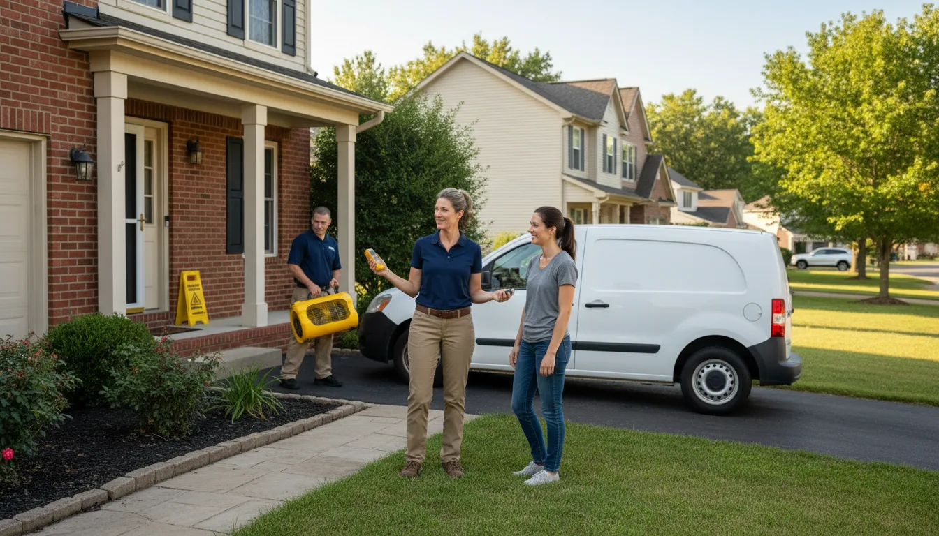Water restoration image for Water Damage & Restoration Services in Hundred, WV